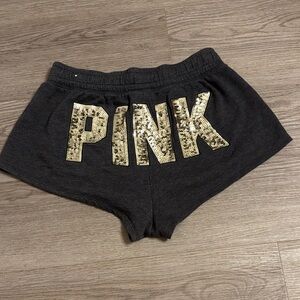 Rare HTF Y2K Bling PINK Sequin Shorts